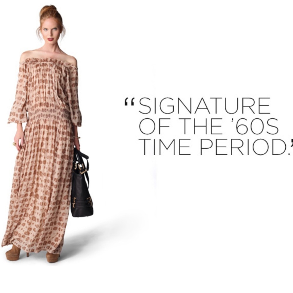 Rachel Zoe Diane Silk Blouson Maxi Dress